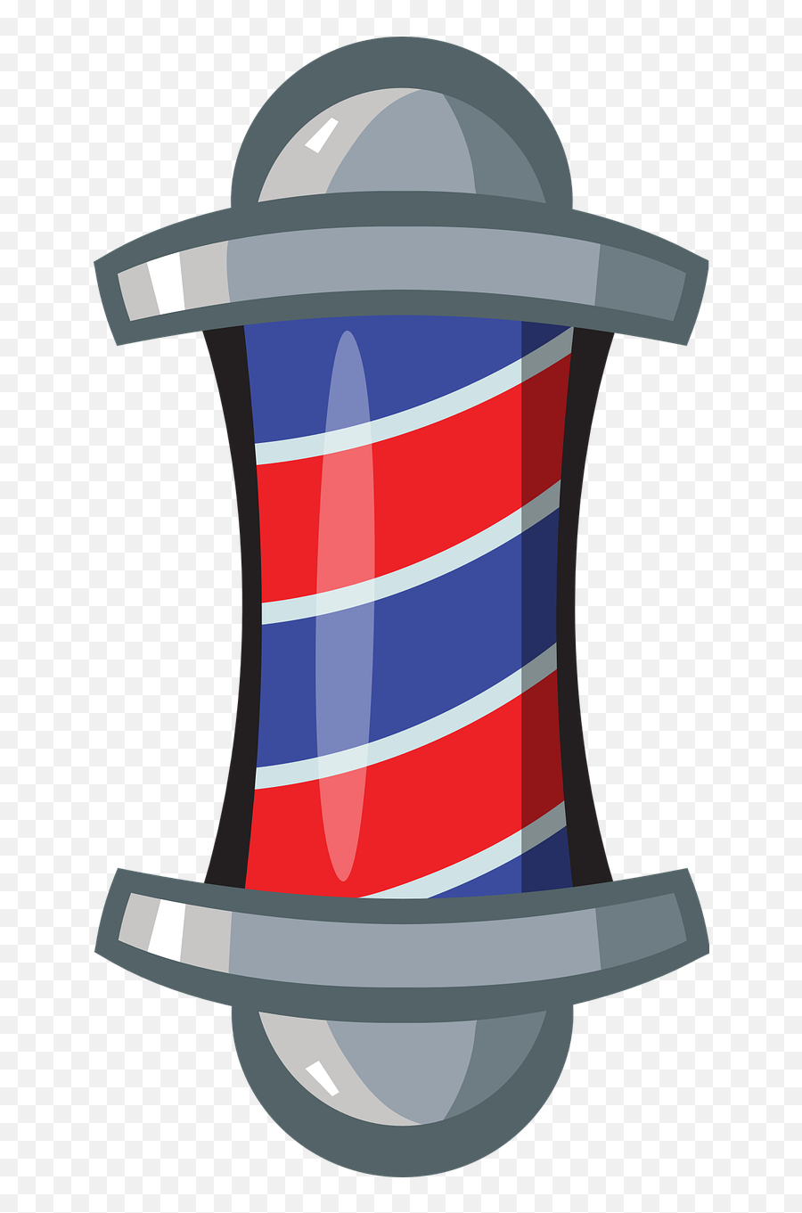 Barber Barbershop - Transparent Barber Pole Vector Png,Barber Pole Png