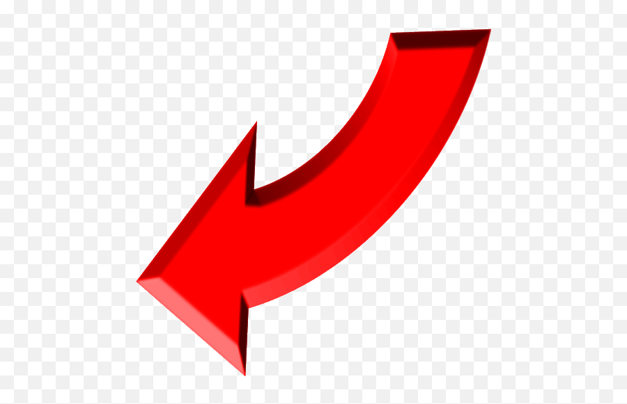 Red Arrow Curved Downright - Red Arrow Gifs, HD Png Download - vhv in 2023