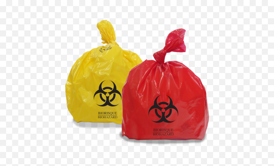 Biohazard Bags - Polytarp Products Supplier Of Red And Yellow Biohazard Bags Png,Bio Hazard Logo