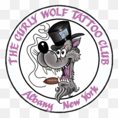 The Curly Wolf Tattoo Club - png