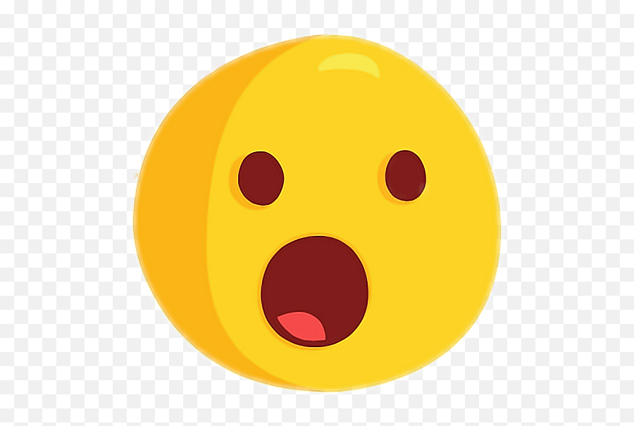 Emoji Shocked Cute Woah Freetoedit - Surprised Emoji Vector Png,Shocked Emoji Transparent