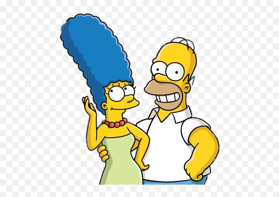 Homer And Marge Simpson Transparent Png - Homer And Marge Png,The Simpsons Png