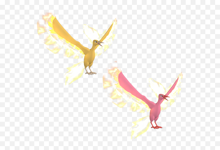 Moltres Free 3d Model - Flock Png,Moltres Png