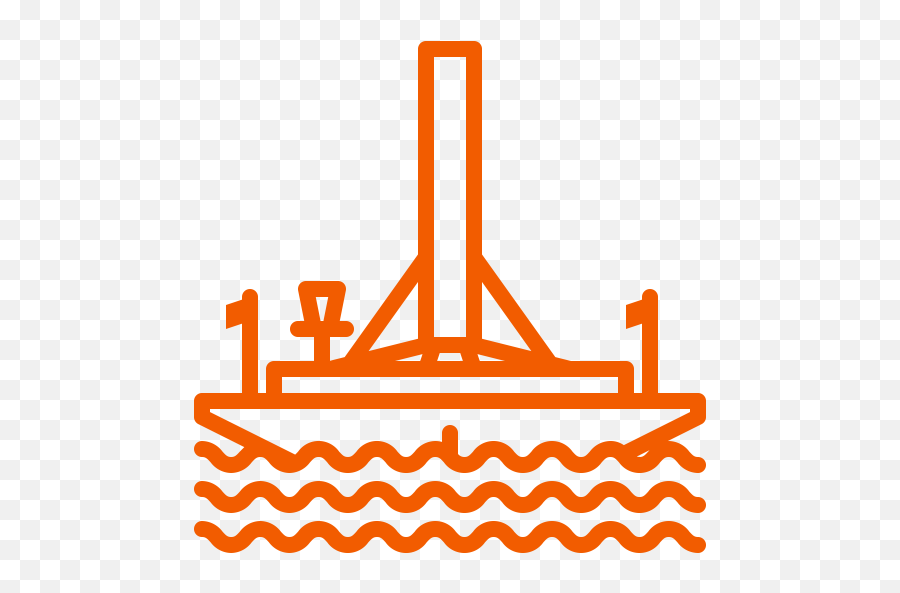 Barge Falcon Landing Ocean Rocket Icon - Clip Art Png,Falcon Heavy Logo