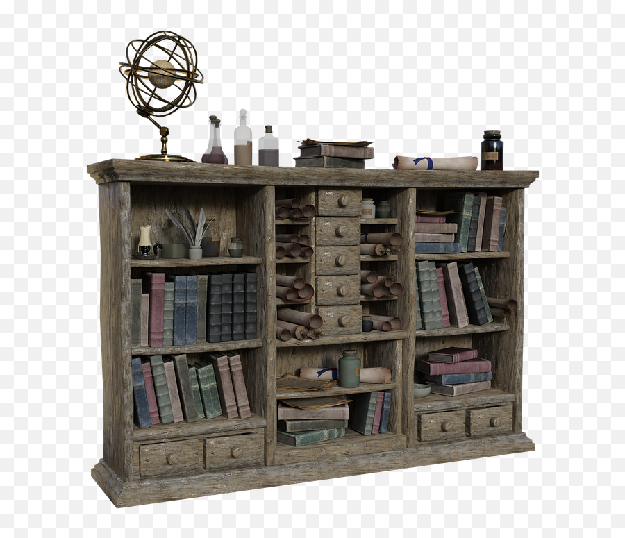 Bookshelf Shelf Books - Free Image On Pixabay Alchemist Bookshelf Png,Bookshelf Png