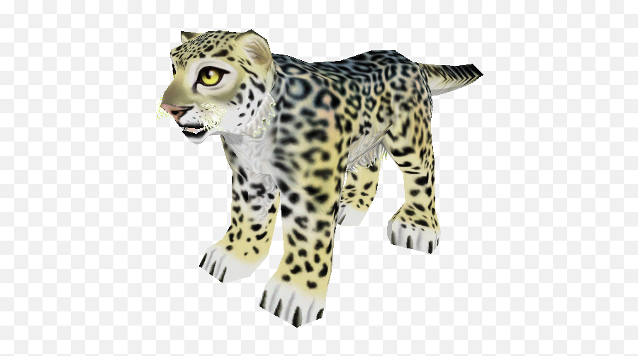 Pc Computer - Zoo Tycoon 2 Snow Leopard Cub The Models Zoo Tycoon Cheetah Cub Png,Snow Leopard Png