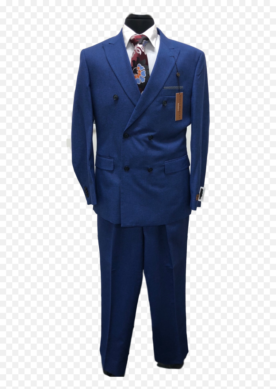 Steve Harvey Blue Double Breasted Suit Png
