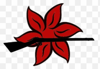 Valmar Rebellion Symbol Transparent Background - Roblox Black Flower Clip Art Png