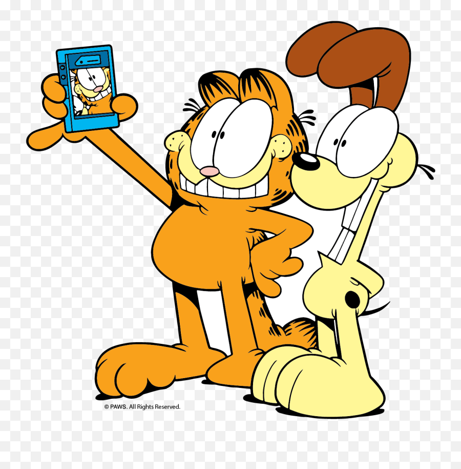 Garfield - Garfield Selfie Png,Garfield Png