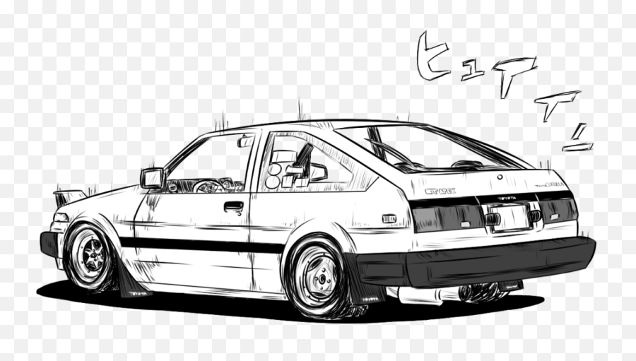 Muffled Eurobeat In The Distance - Toyota Ae85 Png,Initial D Png