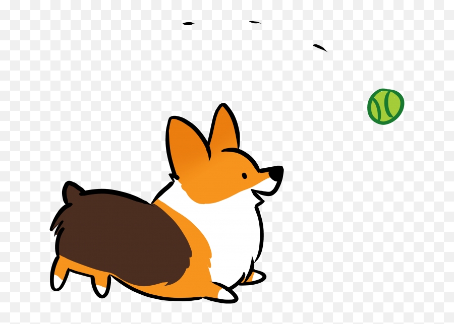 Corgi Cartoon Png Transparent - Cartoon Corgi Transparent Background,Corgi Png