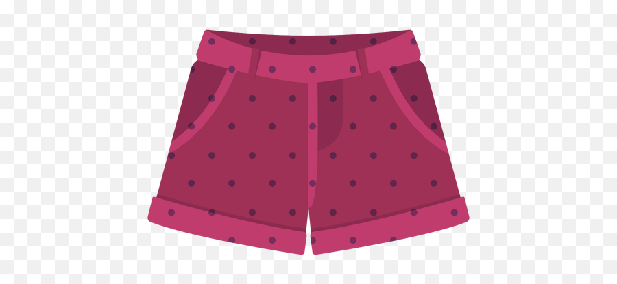 Red Shorts Dots - Short Png,Shorts Png