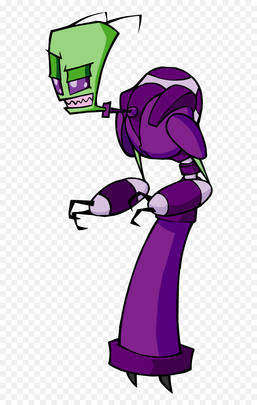 Project Redundant Gir - Tallest Red And Purple Png,Invader Zim Png