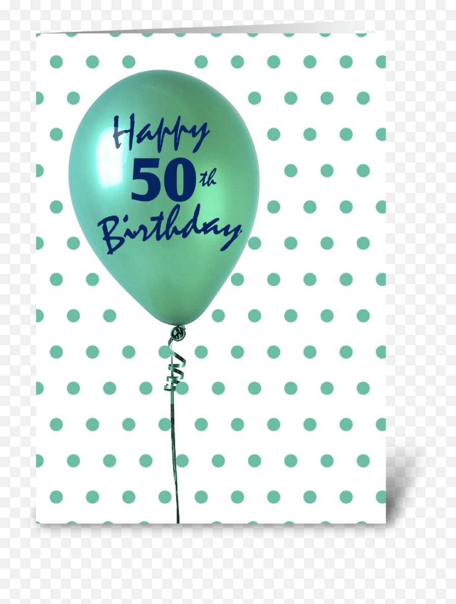 50th Birthday Balloon - Balloon Png,50th Birthday Png