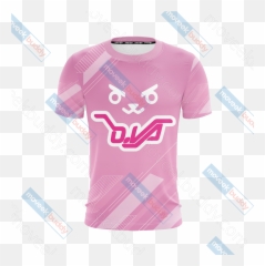 Overwatch Dva Unisex 3d T - shirt u2013 MoveekBuddyShop Short Sleeve png
