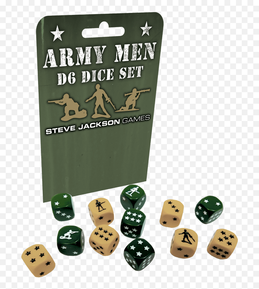 Army Men D6 Dice Set - Warhammer D6 Dice Png,Army Men Png