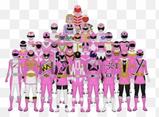 Henshin Grid Representation Of Colors In Super Sentai 2018 - Super Sentai Pink Powerranger Png,Super Sentai Logo