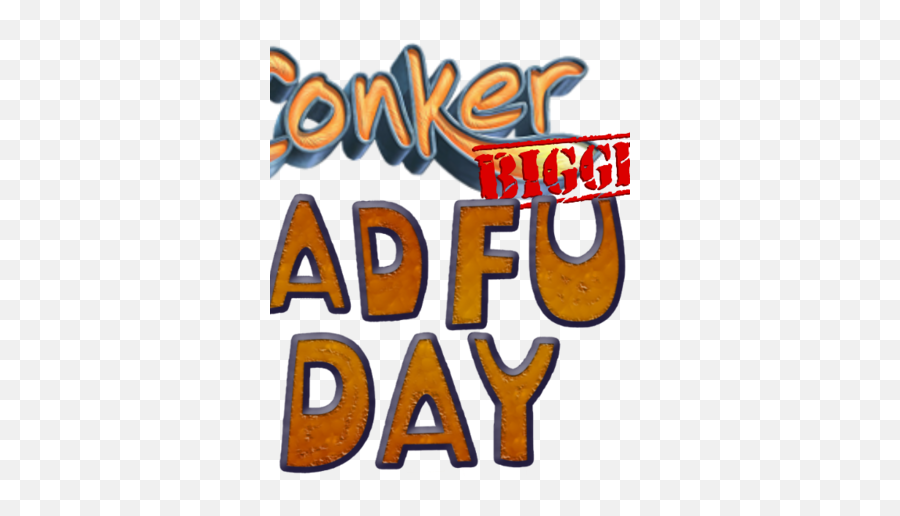 Bigger Bad Fur Day - Conker Live And Reloaded Png,Conker's Bad Fur Day Logo