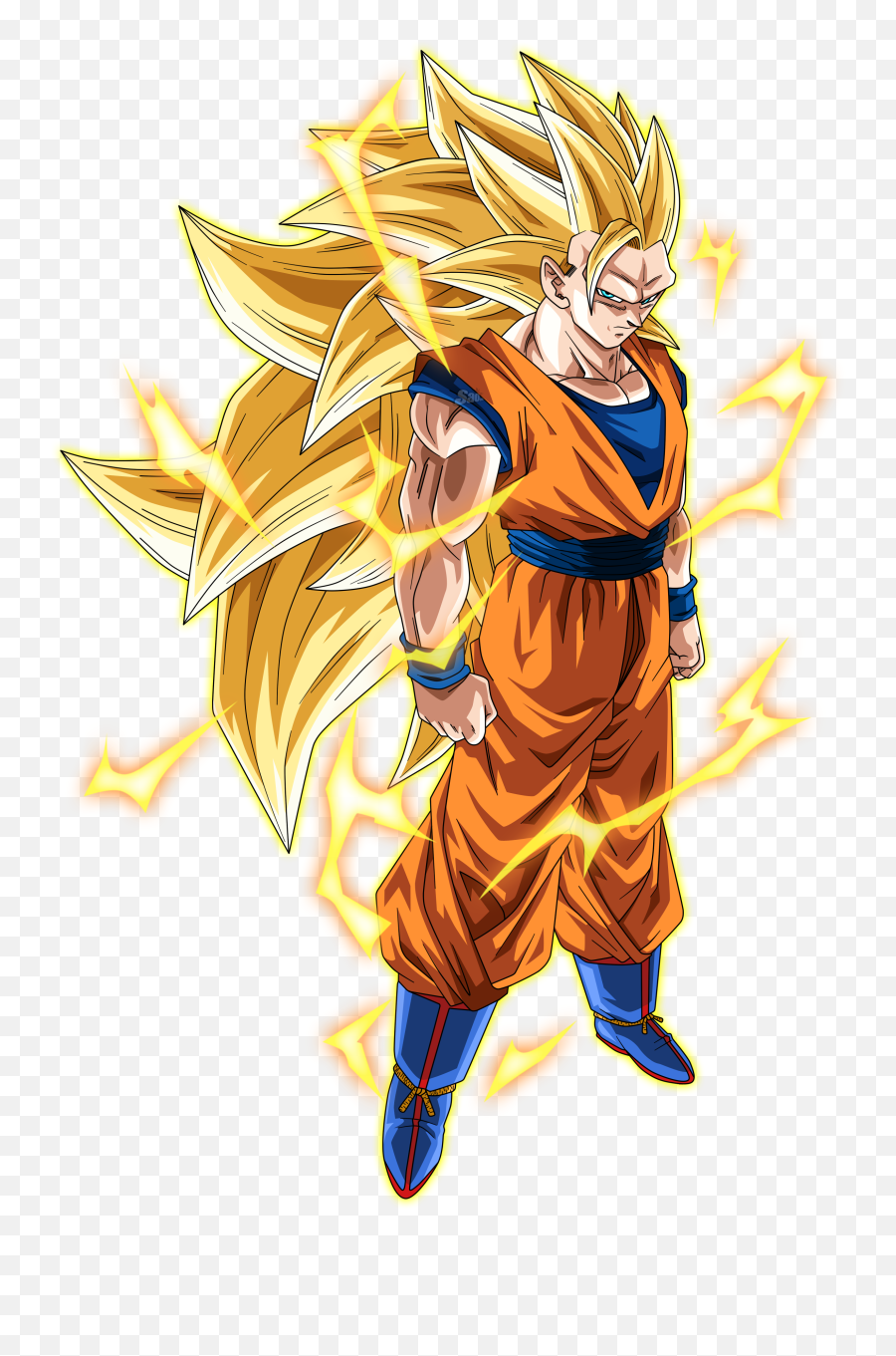 581968 Goku Super Saiyan 3 Wallpaper - Goku Super Saiyan Transparent Png,Goku Super Saiyan Png