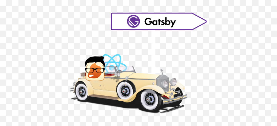 Gatsby As A Replacement For Create - Reactapp Khaled Garbaya Antique Car Png,Gatsby Png