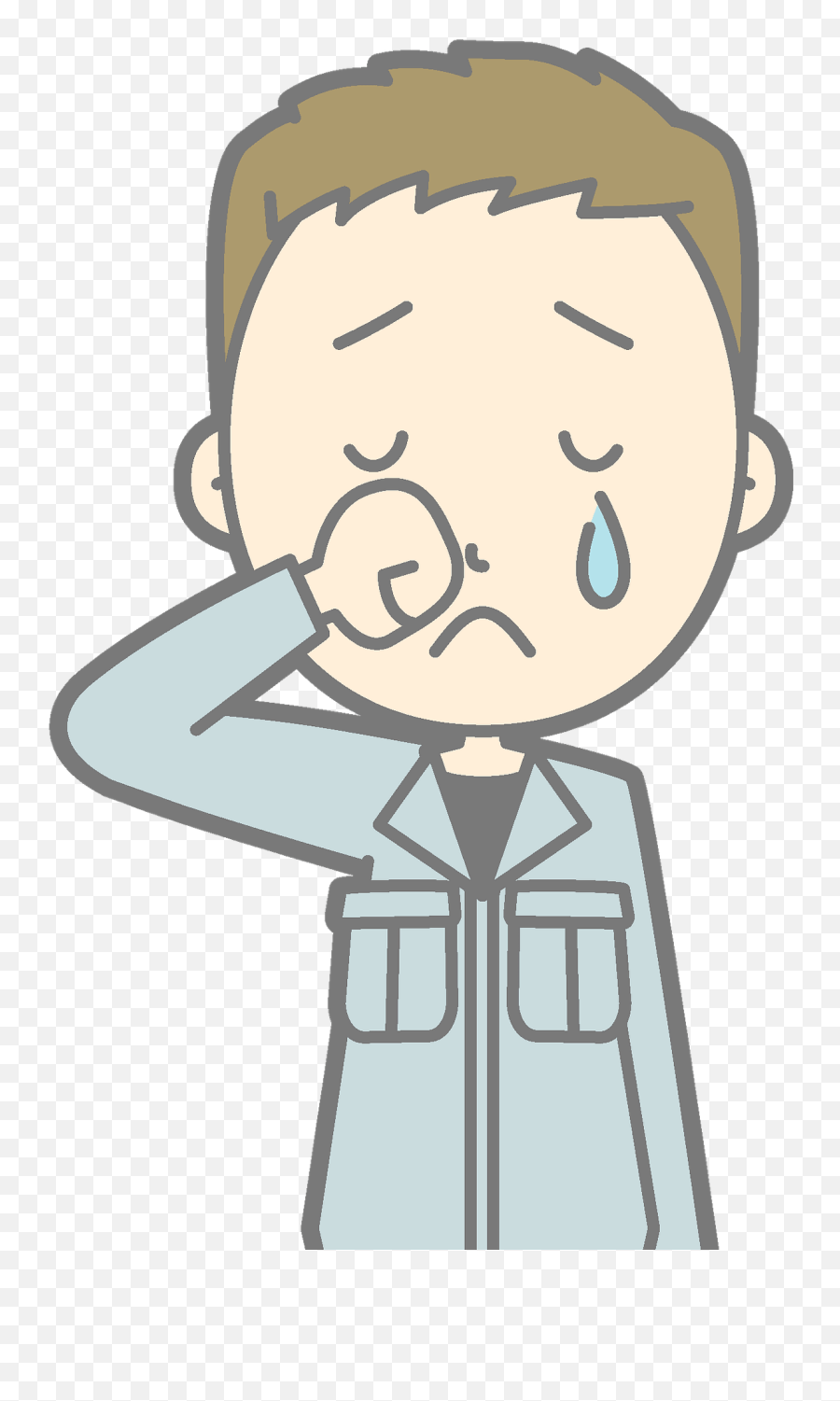 Crying Male Clipart Free Download Transparent Png Creazilla - Weinen Clipart,Crying Transparent