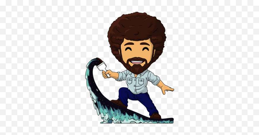 Bob Ross Happy Accidents Png Icon