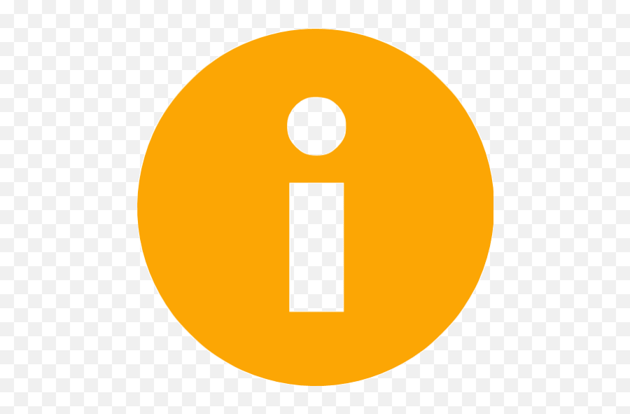 Orange Info Icon - Orange Info Icon Png,Contact Us Icon Gif