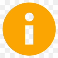 Orange Info Icon - Png