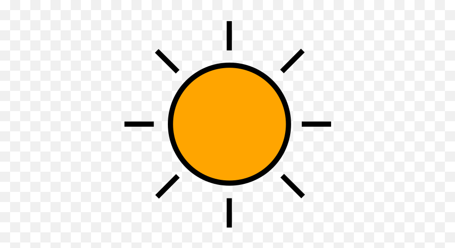 Sunny Day Weather Sun Free Icon Of - Icon Sun Vector Png,Sunny Day Icon