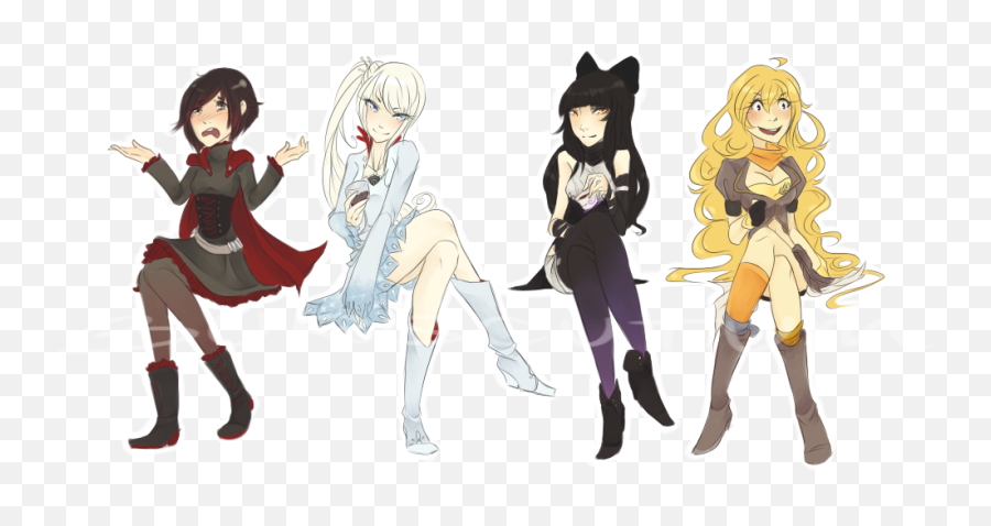 Anime Mangaka Fictional Character - Cartoon Png,Rwby Png