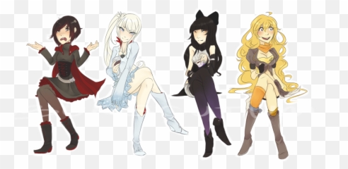 Anime Mangaka Fictional Character - Cartoon Png,Rwby Png