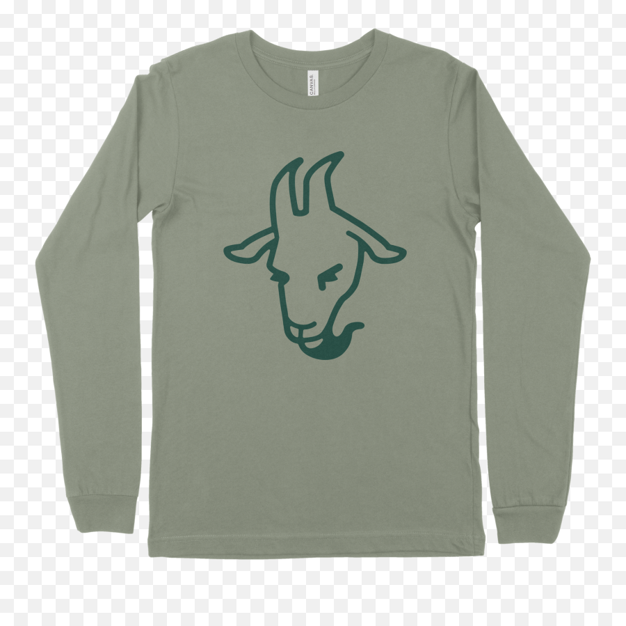 Goat Patch Icon Light Green Long Sleeve U2014 Colorado Springs Brewery Brewing Company Png