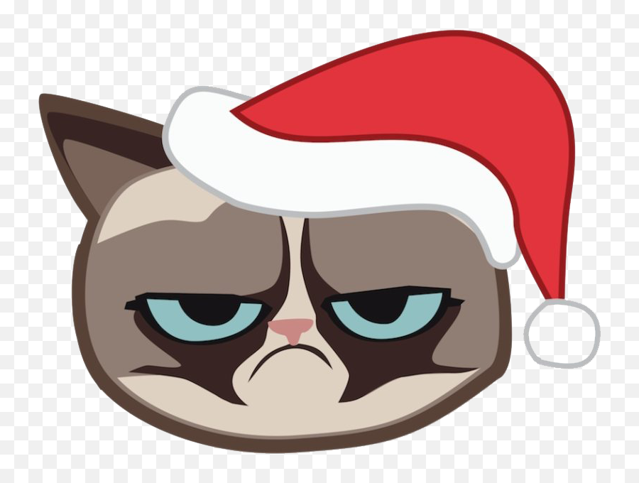 Grumpy Cat Face Png Clipart Mart - Grumpy Cat Ho Ho No,Red Eye Meme Png