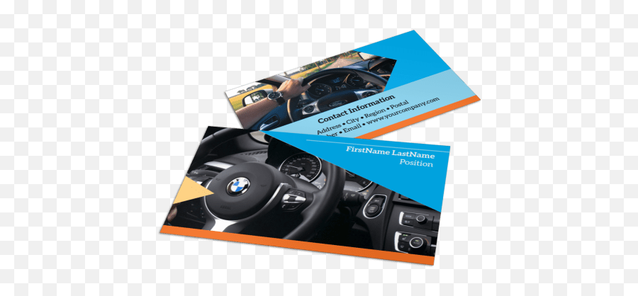 Driving School Business Card Template Mycreativeshop - Driving School Visiting Card Design Png,Icon Driving School