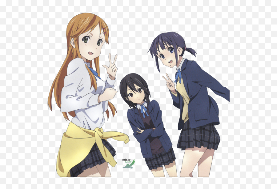 Download Hd Png - Kokoro Connect Art Style Transparent Png Kokoro Connect Png,Mmd Icon