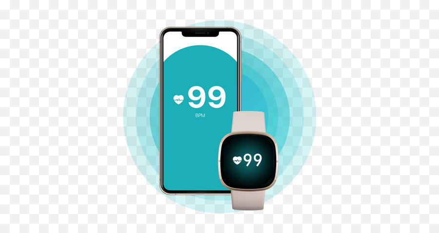 Echo Heart Rate Connect Your Fitbit Smartwatch To Any - Portable Png,Fit Bit Icon