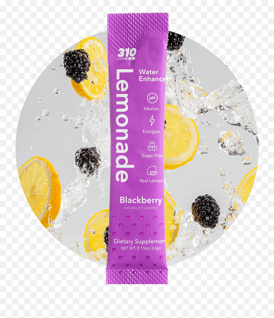Blackberry Healthy Lemonade Powder Mixes 310 Nutrition - Lemon Png,Star Icon Blackberry
