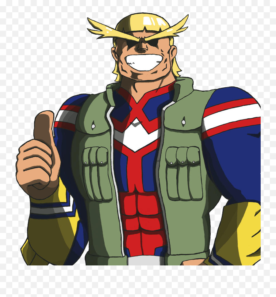 A Post Yesterday Pointed Out All Might - Cartoon Png,All Might Png