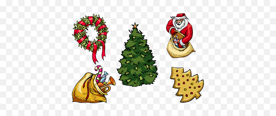 200 Free Gift Bag U0026 Christmas Images - Collage On Christmas Png,Christmas Cat Icon