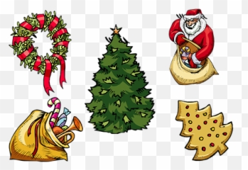 200 Free Gift Bag U0026 Christmas Images - Collage On png