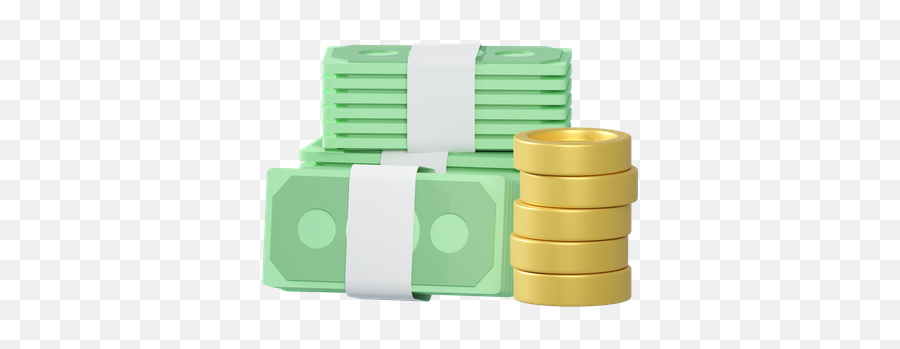 Money Stack 3d Illustrations Designs Images Vectors Hd - Solid Png,Money Pile Icon