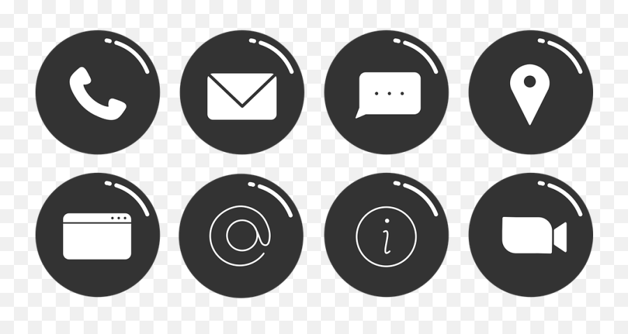 Free Photo Icons Chat Email Contact Phone - Contact Icons Png,Website Icon Images