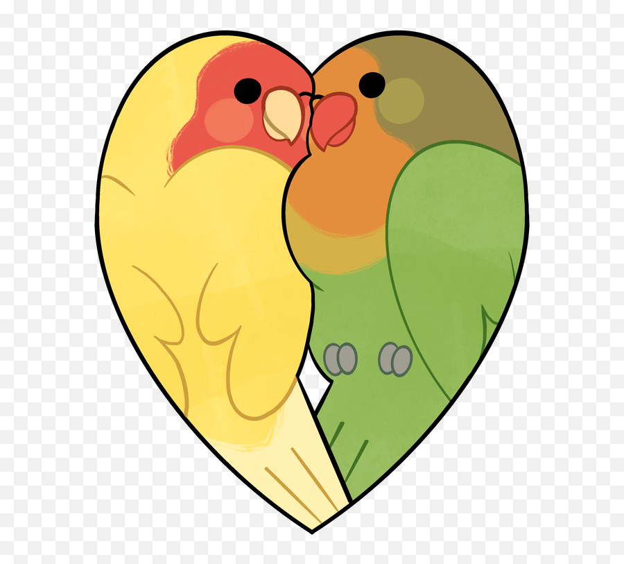 Heart Animals - Avery Worrall Animals Made With A Heart Png,Love Birds Icon