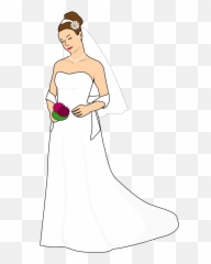 Navy Blue Bride Png Svg Clip Art For Web - Download Art