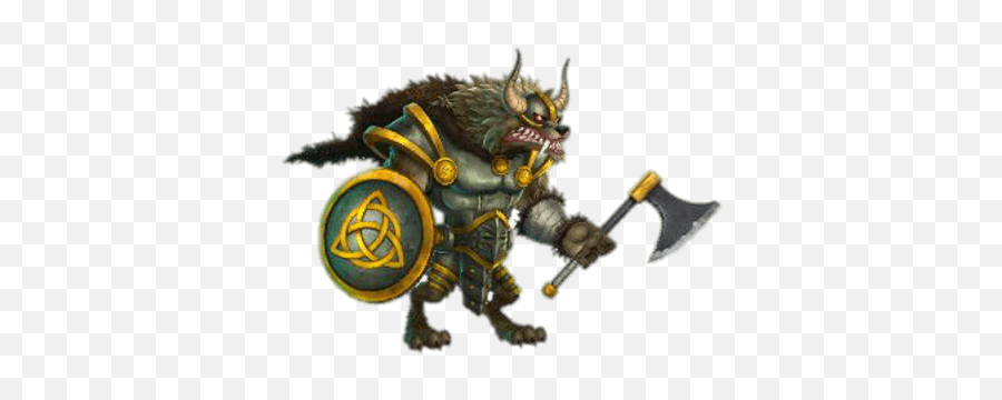 Holding Shield And Axe Transparent Png - Monster Legends Fenrir,Fenrir Png