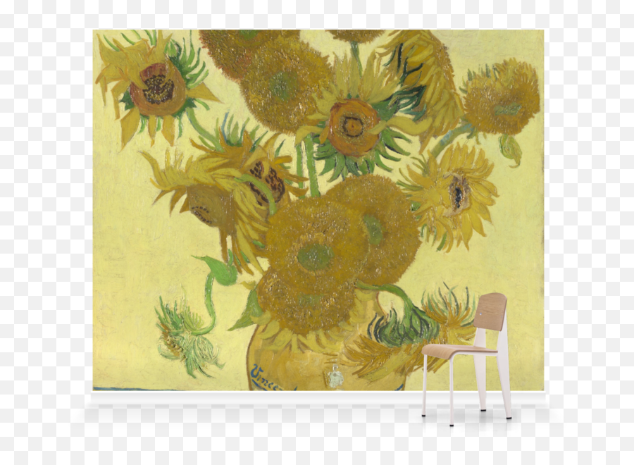 Sunflowersu0027 Wallpaper Mural Surfaceview - Vincent Van Gogh Paintings Png,Sunflowers Transparent