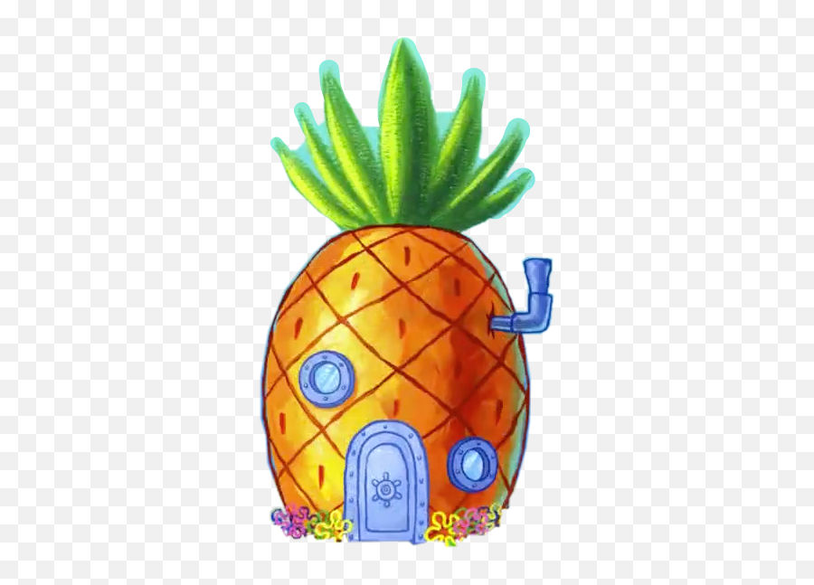 Spongebob Spongebobsqaurepants Pineapple Freetoedit - Spongebob Pineapple Png,Pineapple Clipart Png