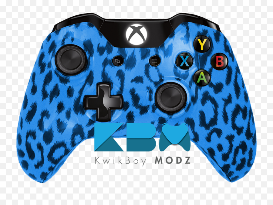 Blue Cheetah Xbox One Controller - Pink Xbox One Controller Png,Xbox One Controller Png