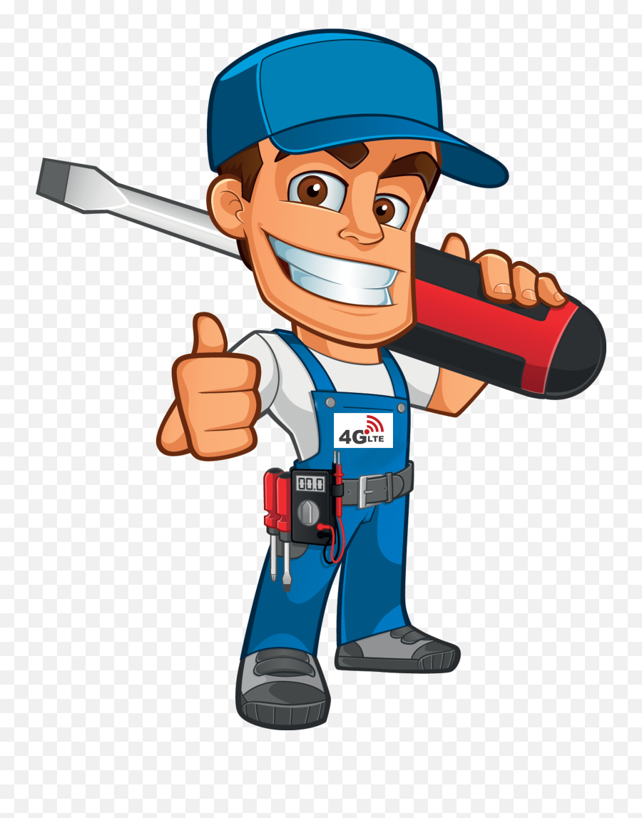 Handyman Clipart Repair Man Picture - Electrician Clipart Png,Handyman Png