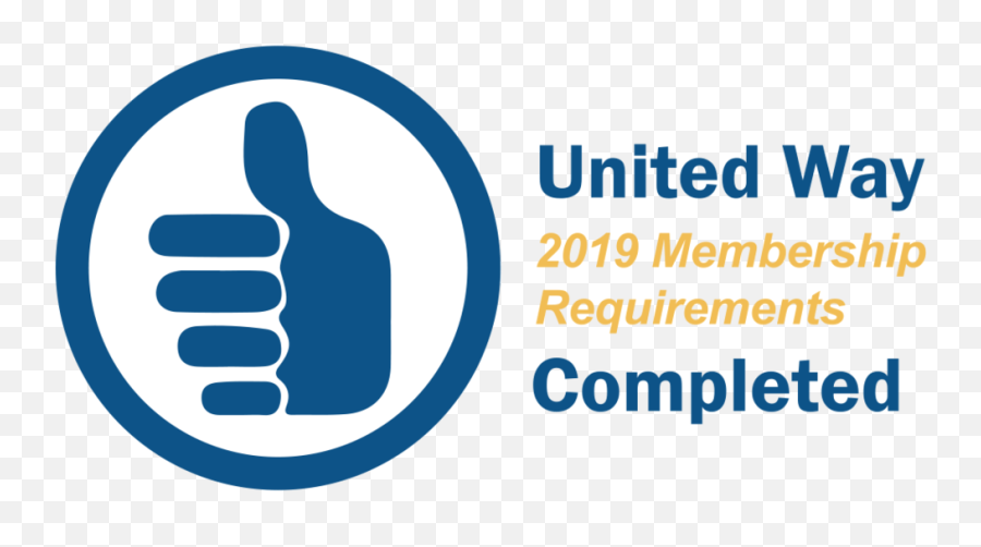 Volunteer U2014 United Way Of Mercer County - Sign Png,Thumbs Up Logo